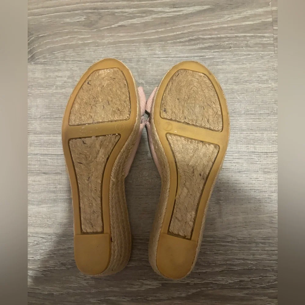 π GAP~PINK+PERFECT WEDGE SLIP ON~SIZE 7 - Picture 6 of 8